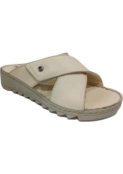 PC6902 Kadın Hakiki Deri Terlik