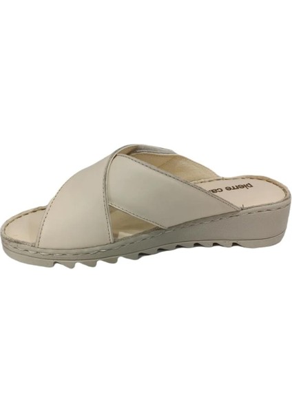 PC6902 Kadın Hakiki Deri Terlik modelleri