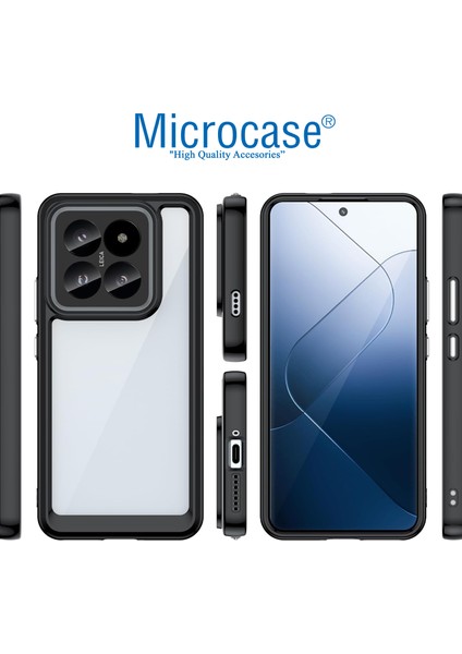 Xiaomi 14 Pro Global Shield Serisi Darbeye Dayanıklı Yarı Esnek Plastik Tpu Kılıf fiyatları