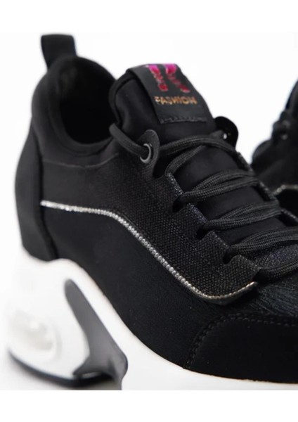 24K300-2 Kadın Gizli Dolgu Yüksek İthal Tabanlı Fashion Spor Ayakkabı