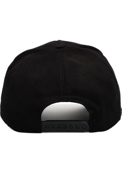 V1 Baseball Balık - 1 Kod Logolu Unisex Siyah Şapka (Cap)