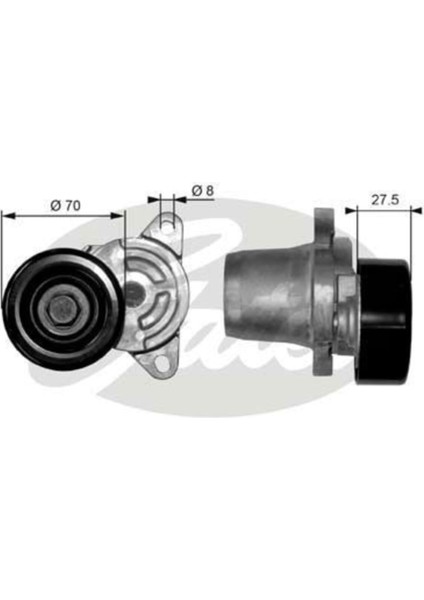 T38454 V Kayıs Gergı Rulmanı 306 307 2.0 Hdı / Astra F Corsa B Tıgra 1.4 1.6 16V 1.5 Crdı 2.0 Crdı Uyumlu