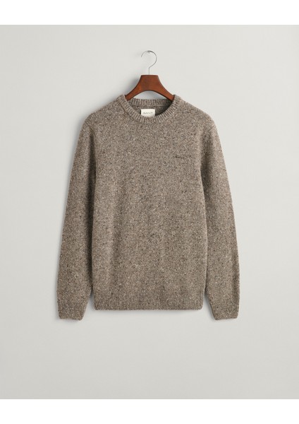 Erkek Gri Regular Fit Bisiklet Yaka Kazak 8040169.92