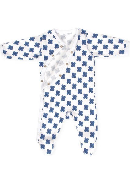 Desenli Prematüre Pijama Tulumu 6945