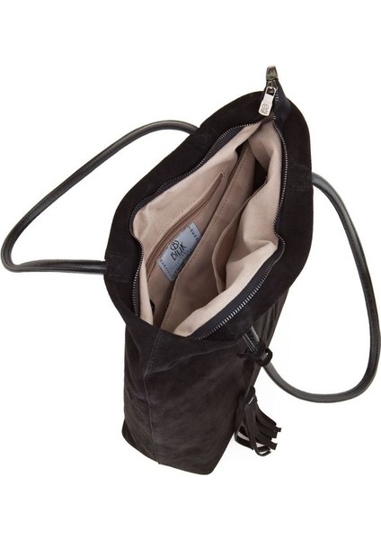 Siyah Süet Deri Kadın Omuz Çantası Blm T-01 fırsatları