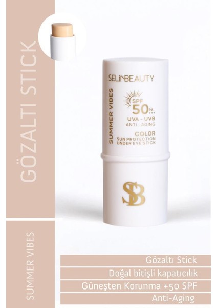 Color Sun Protection Spf50+ Göz Altı Stick Güneş Koruyucu 6 Gr