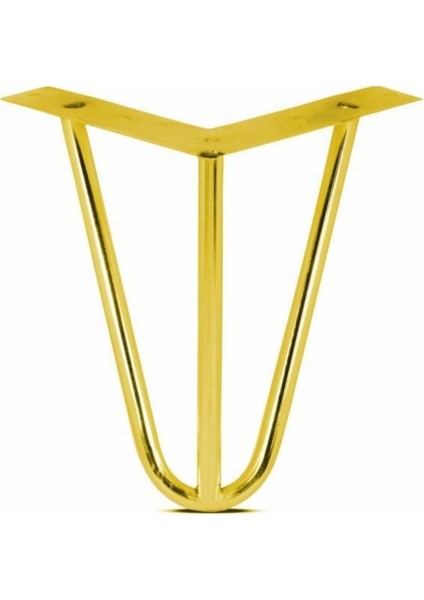 10 cm Mil Model Gold Metal Mobilya, Dolap, Koltuk, Kanepe, Tv Ünitesi Ayakları (1 Adet)