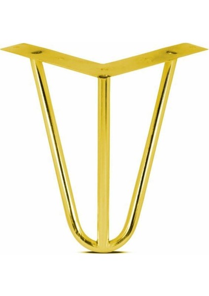 12 cm Mil Model Gold Metal Mobilya, Dolap, Koltuk, Kanepe, Tv Ünitesi Ayakları (1 Adet)