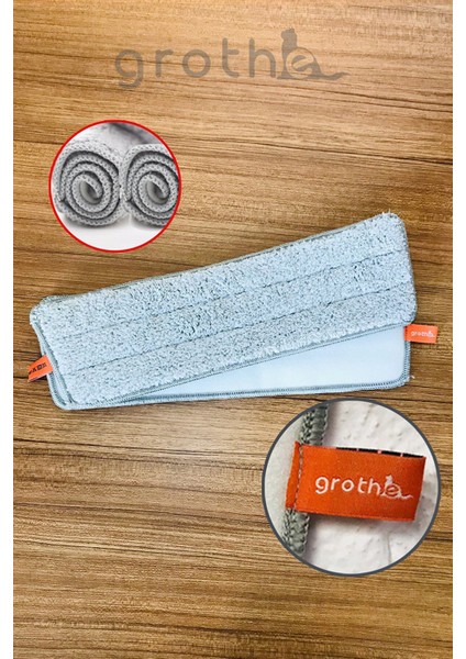 Wipe Sprey Mop Turuncu - 2 Mop Bezli - Tıpasız Sistem - 700 Cc Su Hazneli (üretici Garantili)