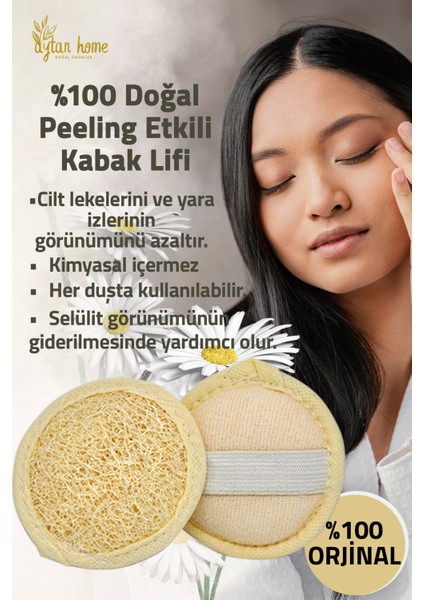 Aytan Home Hakiki Floş Ipek Banyo Kesesi, Peeling Etkili Yüz ve Vücut Lifi (Duş Hamam Seti)