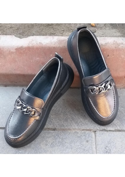 001122-025 Newa Kadın Günlük Yüksek Taban Loafer Ayakkabı fırsatları
