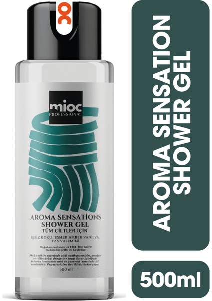 Professional Aroma Sensations Shower Gel Tüm Ciltler İçin 500 ml