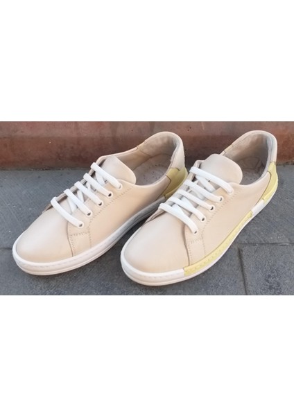 231759 Kadın Hakiki Deri Sneaker Ayakkabı