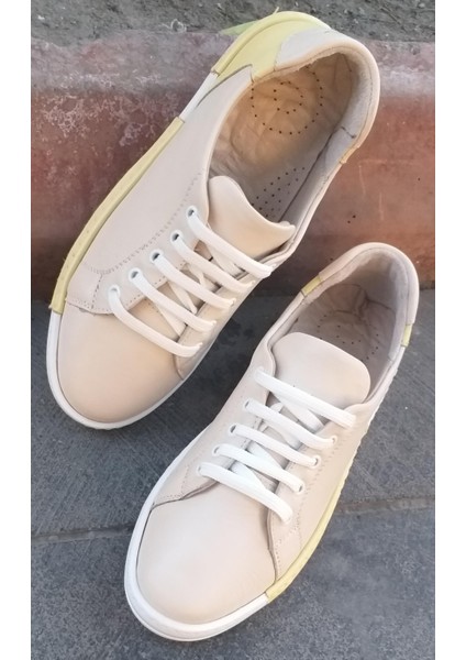 231759 Kadın Hakiki Deri Sneaker Ayakkabı