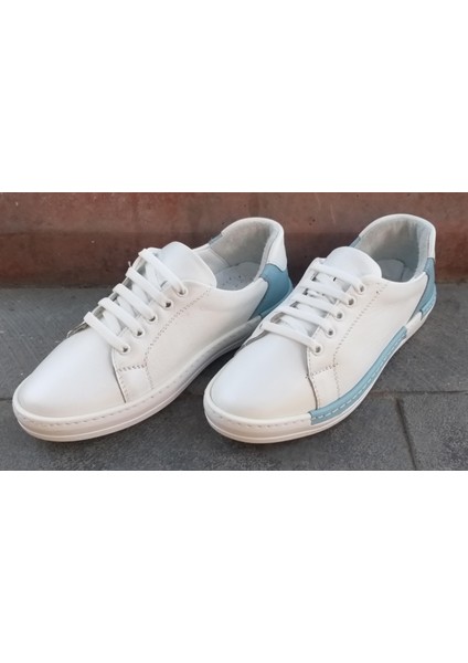 231759 Kadın Hakiki Deri Sneaker Ayakkabı