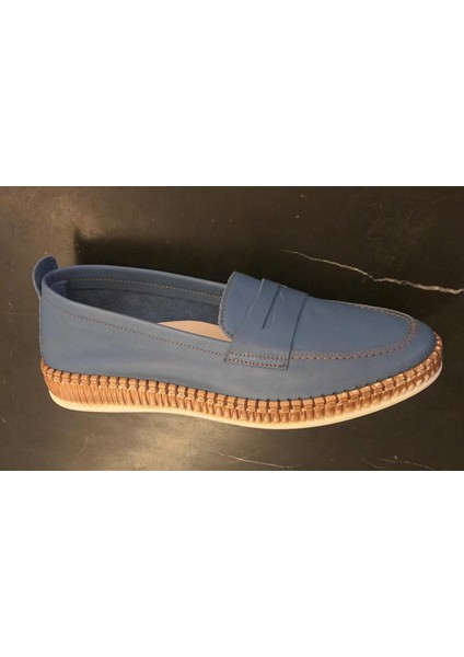 231740 Kadın Hakiki Deri Loafer Ayakkabı