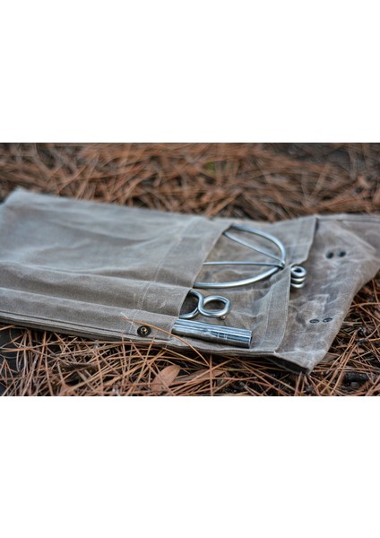 Balmumu Kanvas Kılıflı Bushcraft Akrobat Izgara - Outdoor, Grill, Camping, Prepper fiyatları