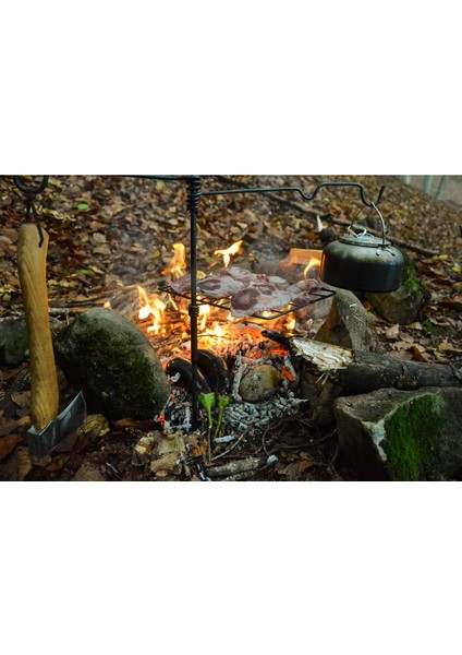 Balmumu Kanvas Kılıflı Bushcraft Akrobat Izgara - Outdoor, Grill, Camping, Prepper fırsatları