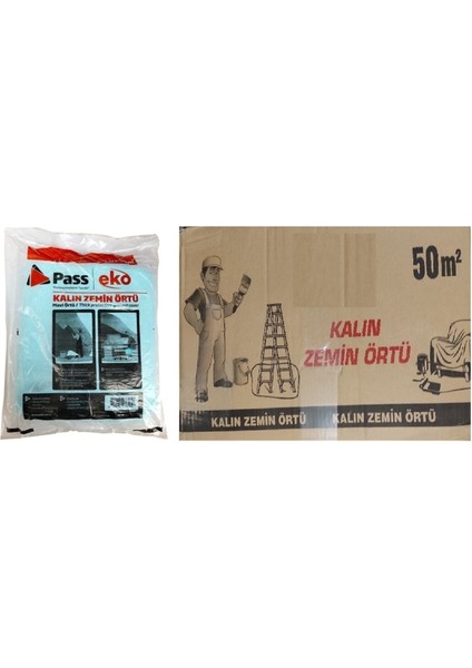 Kalın Zemin Örtüsü 50 M2 (4X12,5=50M2) 12 Adet = 1 Koli