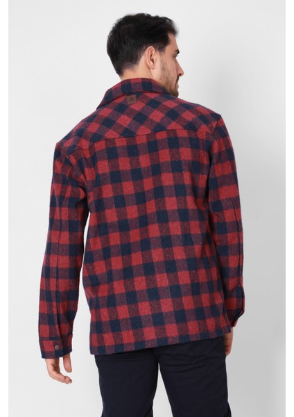 Oduncu Gömlek Ceket N-Franella - Bordo modelleri