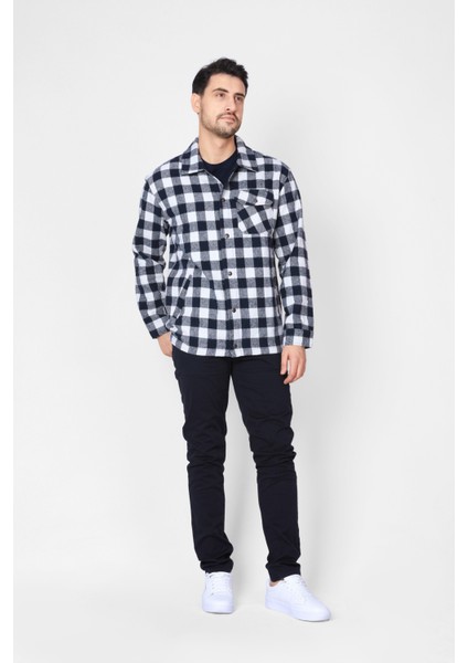 Oduncu Gömlek Ceket N-Franella - Lacivert