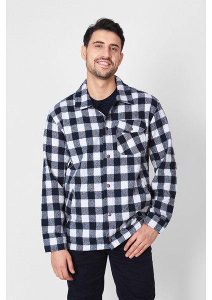 Oduncu Gömlek Ceket N-Franella - Lacivert fiyatları