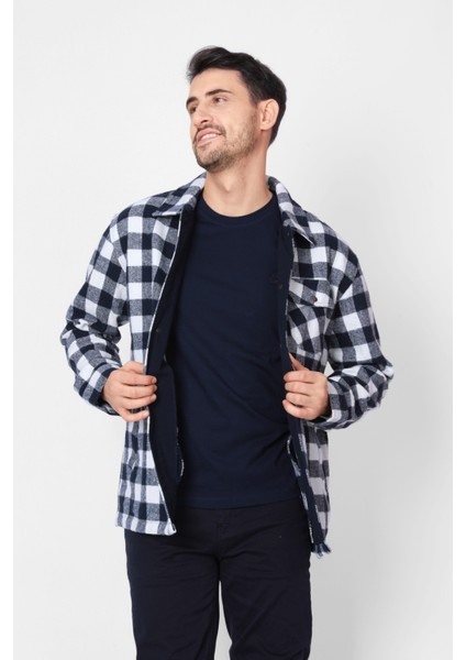Oduncu Gömlek Ceket N-Franella - Lacivert fırsatları
