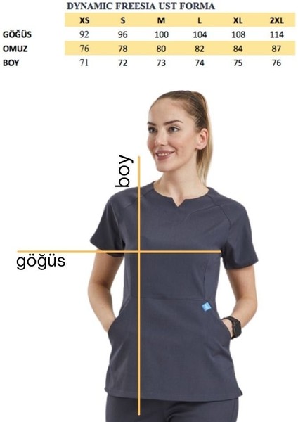 Freesıa- Kadın Likralı Bordo Üniforma Üst fırsatları
