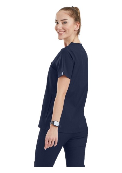 Clower- Kadın Likralı Lacivert Üniforma Üst fiyatları