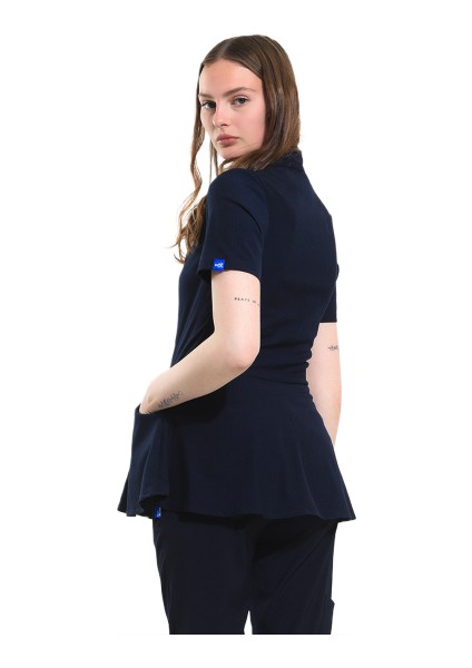 Azelıa - Kadın Likralı Lacivert Üniforma Üst fırsatları