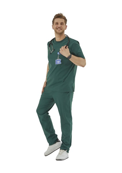 Ceres- Erkek Likralı Yeşil Üniforma Takım