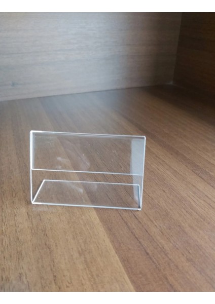 Pleksi Marketi 8X5CM Pleksi Fiyatlık ve Tanıtım Etiketliği ( 10 Adet )