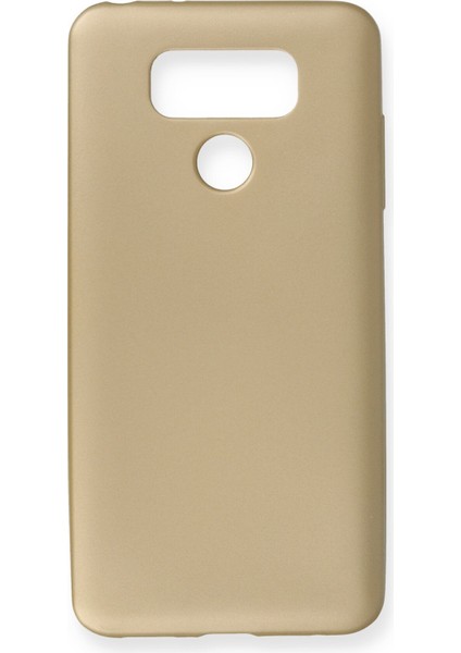 Lg G6 Kılıf Premium Rubber Silikon - Gold 109008