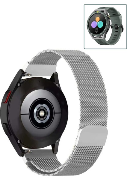 Huawei Watch Gt3 Se Uyumlu Kordon Hasır Metal Örgü Mıknatıslı Kayış fiyatları