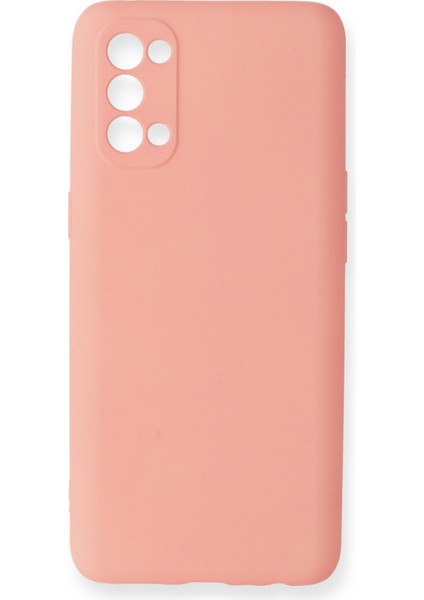 Oppo Reno 4 Kılıf Premium Rubber Silikon - Pudra 109008