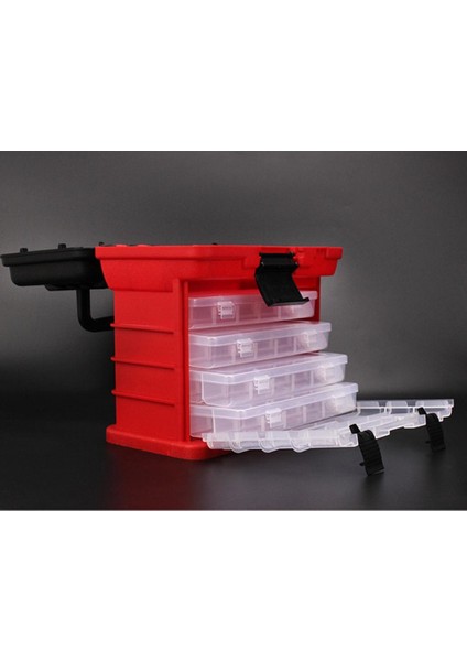 4 Katlı Takım Kutusu Kırmızı (Yurt Dışından) fırsatları