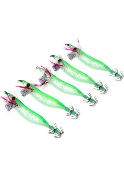 5 Jig Çift Katmanlı 10 cm Yeşil (Yurt Dışından)