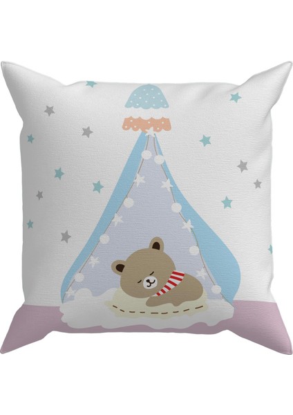 Bebek Çocuk Odası Yastıklı Kırlent Kılıf 2'li DS91 30X30 cm indirimleri