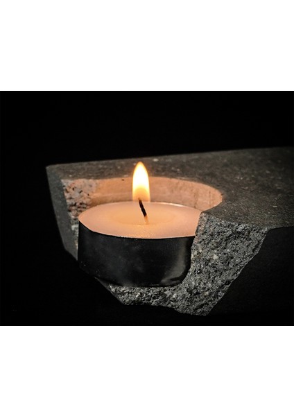 2'li Minimal Beton Mumluk -Tealight Mumluk modelleri