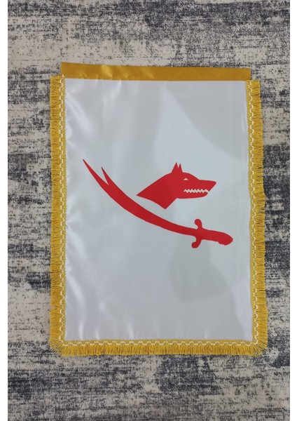 Zülfikar Bozkurt Baskılı Portre Bayrak