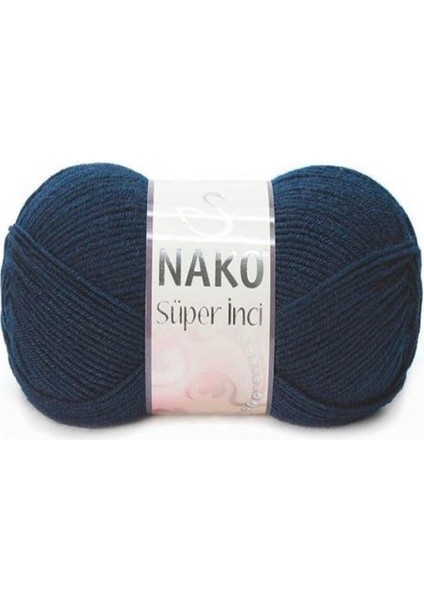 Süper Inci Lacivert 5 Adet Colar : 3088