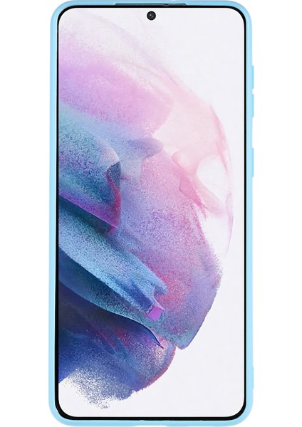 Samsung Galaxy S21 4g/5g Şok Geçirmez Tpu Telefon Kasası Parmak Izi Ücretsiz Mat Koruyucu Kapak-Bebek Mavisi Için Arka Kabuk (Yurt Dışından) fiyatları