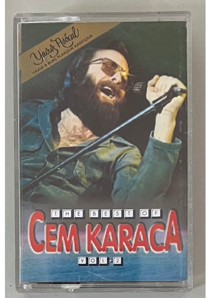 Cem Karaca The Best Of Cem Karaca Vol 2 Kaset (Orjinal Dönem Baskı)