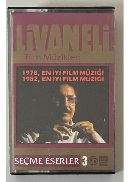 Zülfü Livaneli Film Müzikleri Seçme Eserler 3 Kaset (Orjinal Dönem Kağıt Baskı)