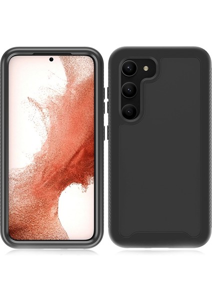 Samsung Galaxy S23 Pc+Tpu Anti-Dalgalı Kasa Tam Koruma Telefon Kapağı Evcil Hayvan Ekranı Koruyucusu-Kırmızı (Yurt Dışından) fiyatları