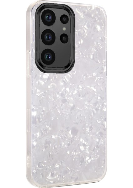 Samsung Galaxy S23 Ultra Sert Akrilik+Yumuşak Tpu Şok Geçirmez Telefon Kapağı Çizgiye Karşı Anti Tele Anti Tasarım-Beyaz (Yurt Dışından) fiyatları