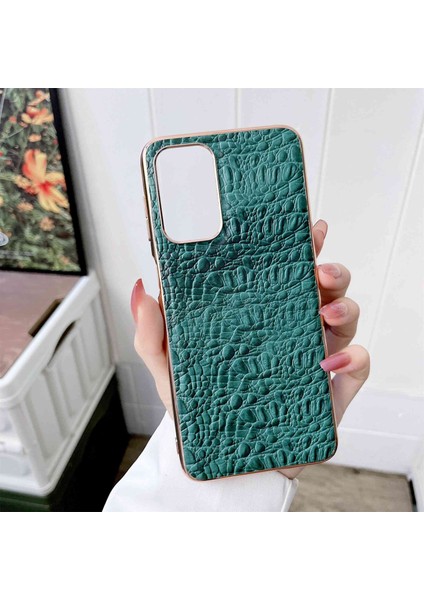 Samsung Galaxy A53 Için 5g Orijinal Inek Deri Kaplama Kılıfı Şok Geçirmez Tpu+Pc Nano Elektrokaplama Çerçevesi Koruyucu Kapak Yeşillüğü (Yurt Dışından) fiyatları