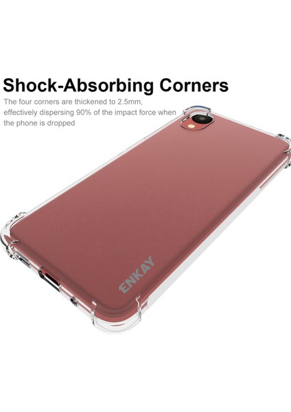 Samsung Galaxy A23E/A23 5g Için Enkay Hat Prensi (Japonca Sürüm) Yumuşak Tpu Hava Yastığı Temiz Telefon Kılıfı Kenga Kenar Kenar Kenar Kırılma Dayanıklı Arka Kapak (Yurt Dışından) fiyatları