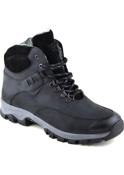 723 Siyah Bot Hakiki Deri