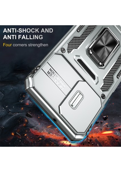 Samsung Galaxy A23 4g/5g Için Zırh Serisi (Global Versiyon) Kickstand Tasarım Telefon Kılıfı Pc+Tpu Koruyucu Arka Kapak (Yurt Dışından) fiyatları